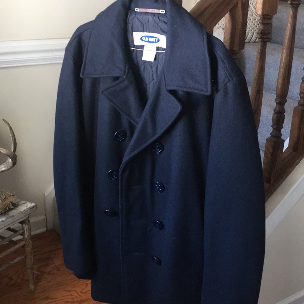 Vintage Old Navy Sailors Wool Coat.